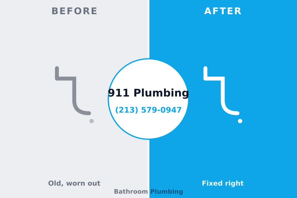 Before and after: plumbing company Marianne, PA